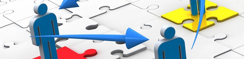 Puzzleteile zusammensetzen und in Beziehung bringen